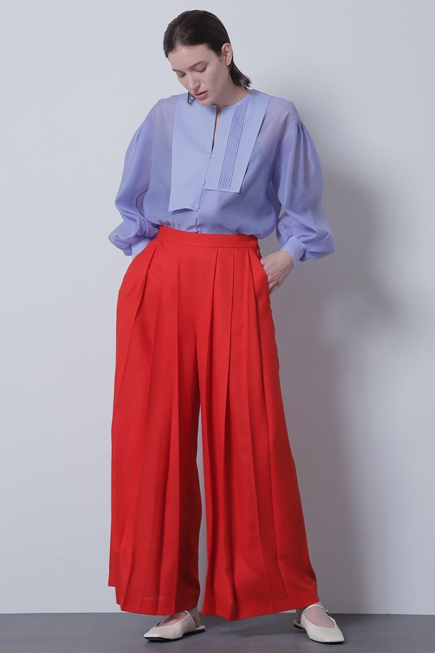 【ヒューエルミュージアム/hueLe Museum】の【STUMBLY】Tuck Pleated Wide Pants 人気、トレンドファッション・服の通販 founy(ファニー) 　ファッション　Fashion　レディースファッション　Fashion for Women　パンツ　Pants & Trousers　ドレープ　Drape, Draping Fabric　フラップ　Flap, Flap Pocket　フランス　France, French　フロント　Front, Front Design　マニッシュ　Mannish, Boyish　ミリタリー　Military, Army Style　other-3|ID: prp329100004872818 ipo3291000000036893374