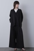 【ヒューエルミュージアム/hueLe Museum】の【STUMBLY】Pleated Wide Pants ブラック|ID: prp329100004872820 ipo3291000000036344670