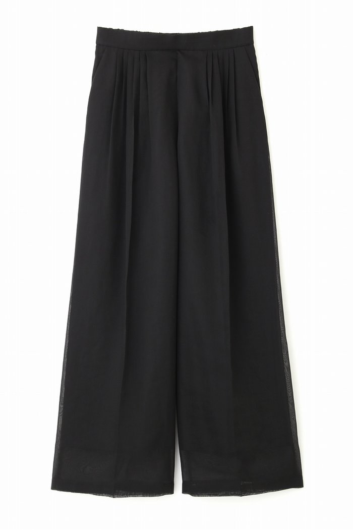 【アドーア/ADORE】のソフトオーガンジーパンツ インテリア・キッズ・メンズ・レディースファッション・服の通販 founy(ファニー) https://founy.com/ ファッション Fashion レディースファッション Fashion for Women パンツ Pants & Trousers セットアップ Set-Up, Coordinated Outfit フロント Front, Front Design ワイド Wide, Wide Fit |ID: prp329100004872822 ipo3291000000036344705