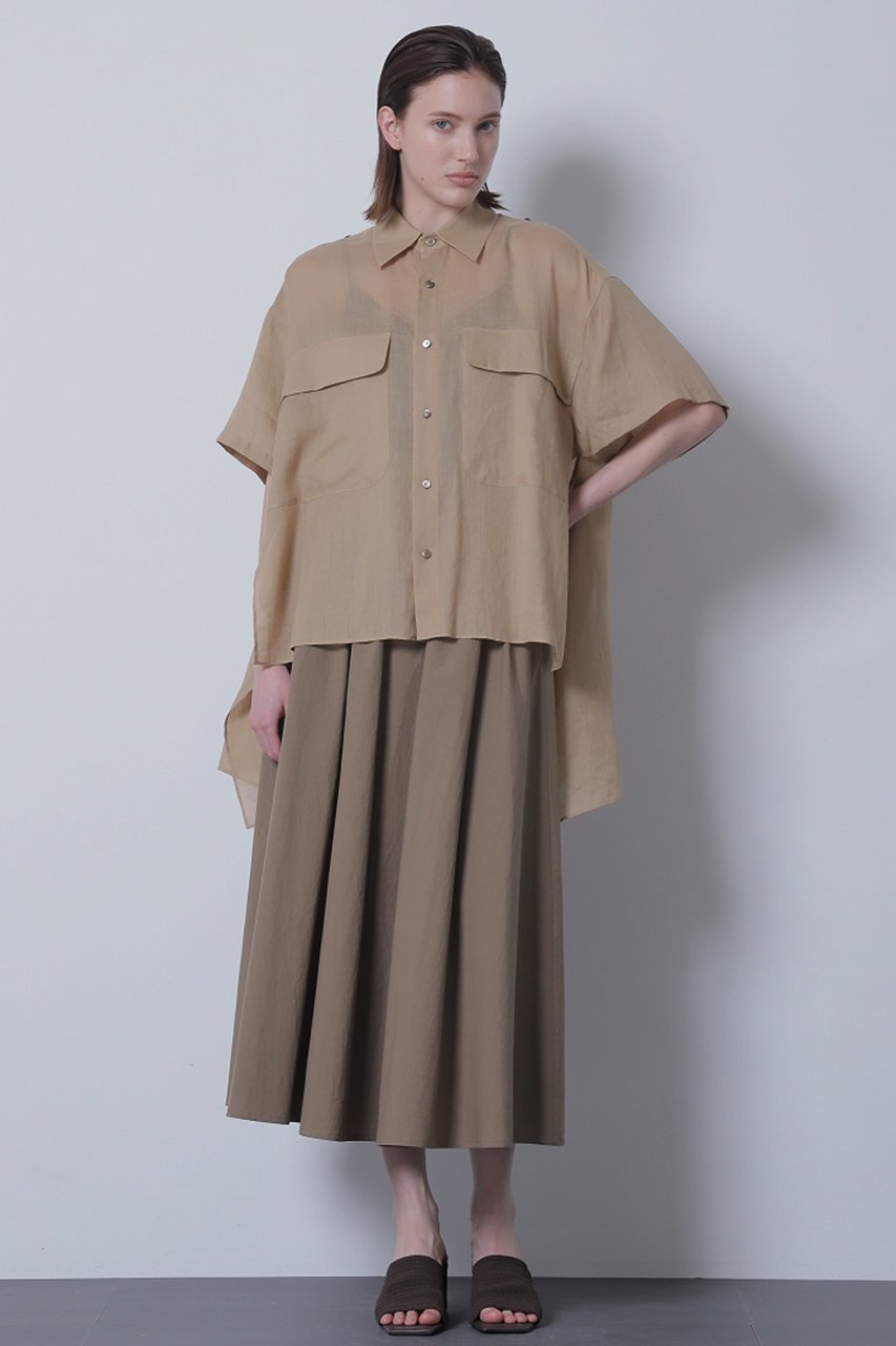 【ヒューエルミュージアム/hueLe Museum】の【STUMBLY】Maxi Flare Skirt 人気、トレンドファッション・服の通販 founy(ファニー) ファッション Fashion レディースファッション Fashion for Women スカート Skirts ロングスカート Long Skirts / Maxi & Midi Skirts ギャザー Gathered, Ruffled シルク Silk, 100% Silk タイプライター Typewriter Fabric, Crisp Cotton フロント Front, Front Design ロング Long, Long-Length 夏 Summer other-8|ID: prp329100004872825 ipo3291000000036344744