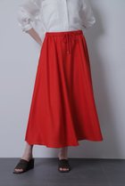 【ヒューエルミュージアム/hueLe Museum】の【STUMBLY】Maxi Volume Flare Skirt レッド|ID: prp329100004872826 ipo3291000000036893396