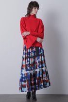 【ヒューエルミュージアム/hueLe Museum】の【STUMBLY】Belted Pleats Skirt ブルー|ID: prp329100004872828 ipo3291000000036872583
