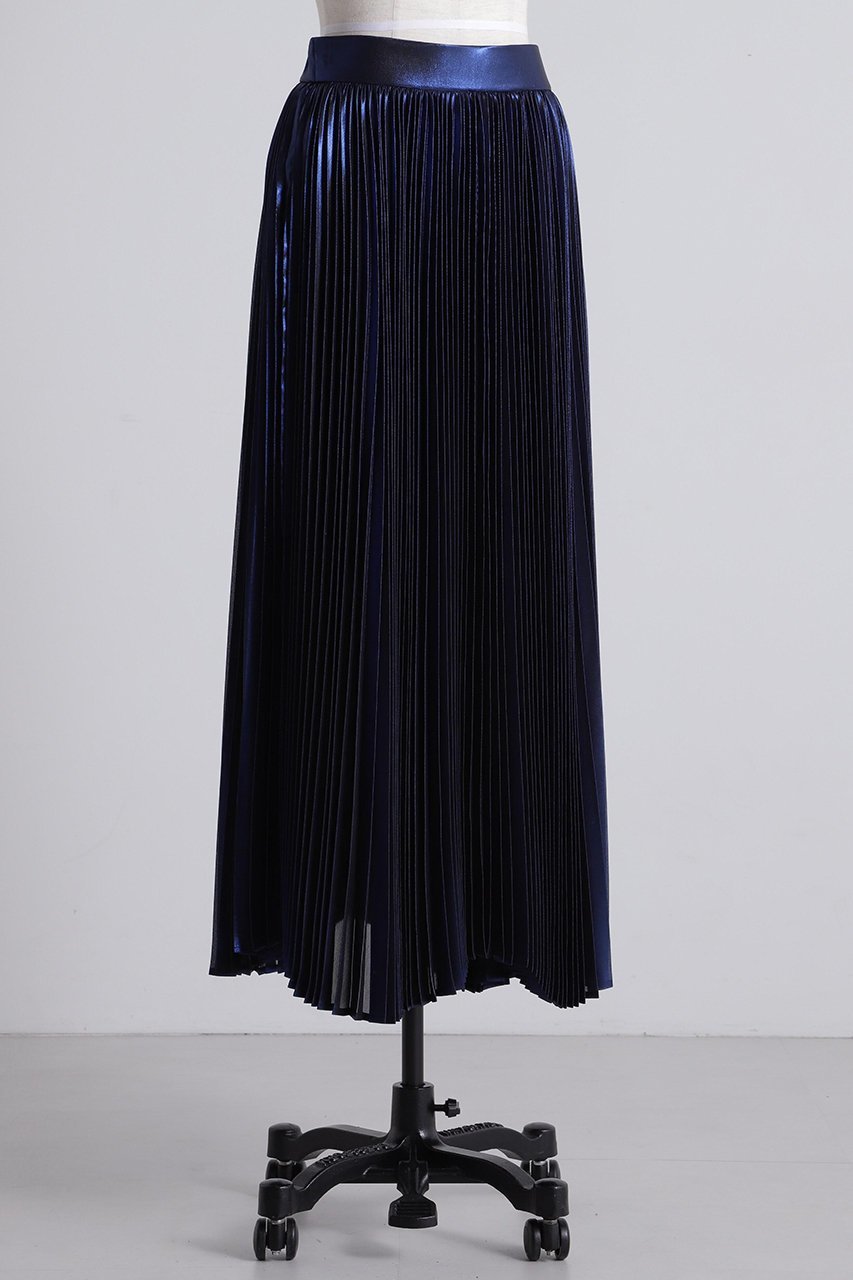 【ヒューエルミュージアム/hueLe Museum】の【hLM】メタリックプリーツスカート 人気、トレンドファッション・服の通販 founy(ファニー) 　ファッション　Fashion　レディースファッション　Fashion for Women　スカート　Skirts　プリーツスカート / 上品フェミニンスタイル　Pleated Skirts　ロングスカート　Long Skirts / Maxi & Midi Skirts　シフォン　Chiffon, Lightweight Fabric　トレンド　Trend, Trending Now　プリント　Print, Printed Pattern　プリーツ　Pleats, Pleated　ロング　Long, Long-Length　other-2|ID: prp329100004872829 ipo3291000000036344774