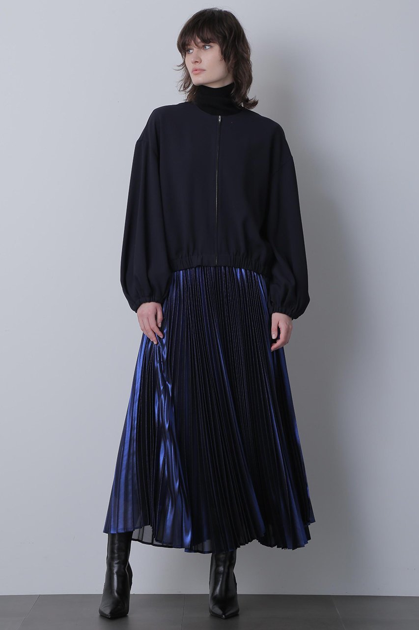 【ヒューエルミュージアム/hueLe Museum】の【hLM】メタリックプリーツスカート 人気、トレンドファッション・服の通販 founy(ファニー) 　ファッション　Fashion　レディースファッション　Fashion for Women　スカート　Skirts　プリーツスカート / 上品フェミニンスタイル　Pleated Skirts　ロングスカート　Long Skirts / Maxi & Midi Skirts　シフォン　Chiffon, Lightweight Fabric　トレンド　Trend, Trending Now　プリント　Print, Printed Pattern　プリーツ　Pleats, Pleated　ロング　Long, Long-Length　other-3|ID: prp329100004872829 ipo3291000000036344775