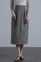 【ヒューエルミュージアム/hueLe Museum】の【hLM】 ジャカードコクーンスカート 人気、トレンドファッション・服の通販 founy(ファニー) ファッション Fashion レディースファッション Fashion for Women スカート Skirts ロングスカート Long Skirts / Maxi & Midi Skirts レオパード Leopard, Animal Print ロング Long, Long-Length thumbnail ブラック|ID: prp329100004872831 ipo3291000000036344787