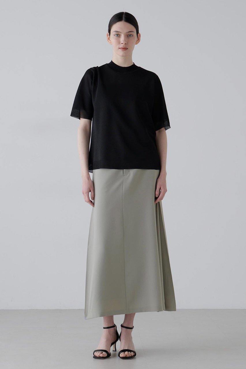 【アドーア/ADORE】のドライタッチトロスカート インテリア・キッズ・メンズ・レディースファッション・服の通販 founy(ファニー) 　ファッション　Fashion　レディースファッション　Fashion for Women　スカート　Skirts　ロングスカート　Long Skirts / Maxi & Midi Skirts　ボックス　Boxy, Box Shape　ロング　Long, Long-Length　カーキ|ID: prp329100004872833 ipo3291000000036893426