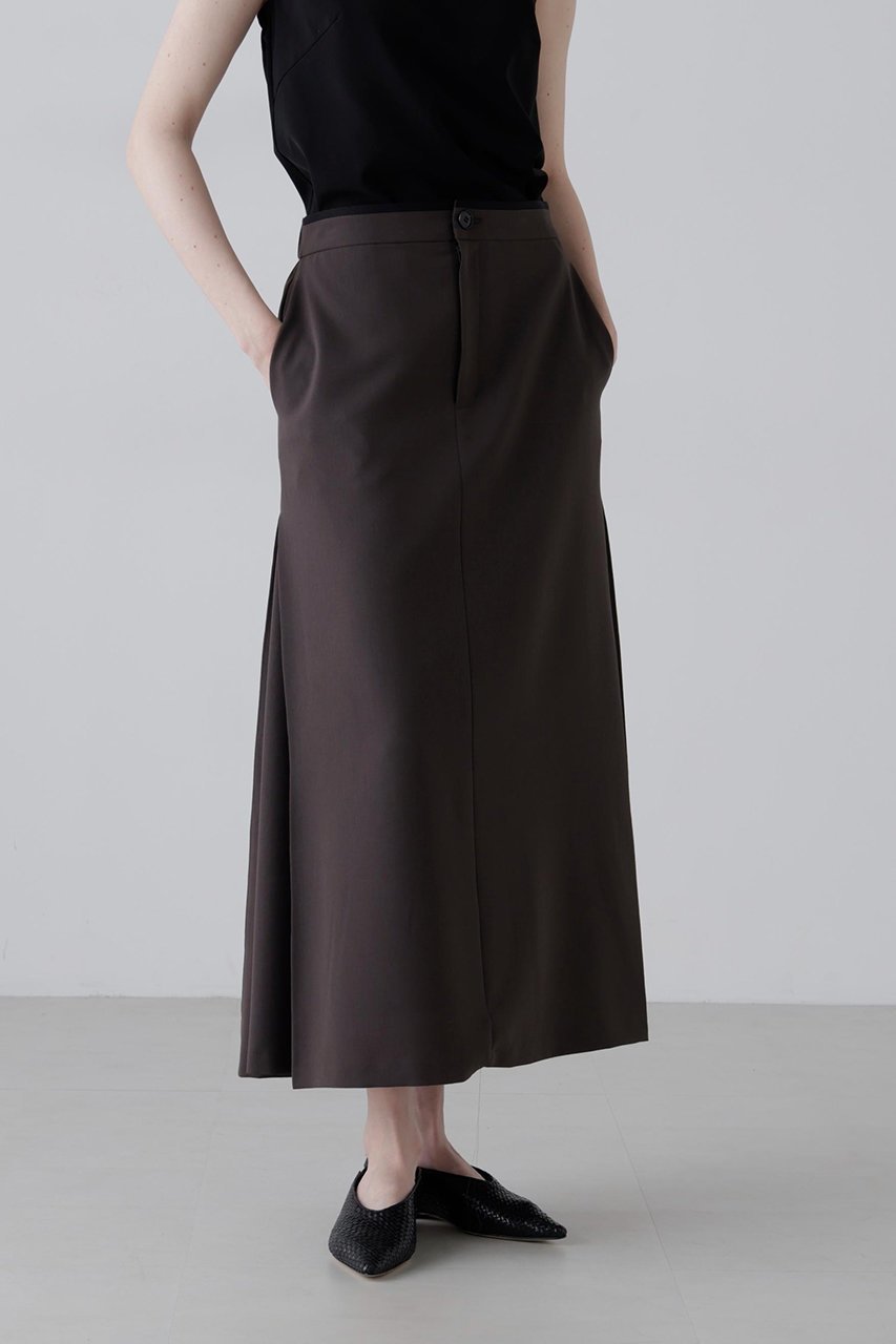 【アドーア/ADORE】のドライタッチトロスカート インテリア・キッズ・メンズ・レディースファッション・服の通販 founy(ファウニー) 　ファッション　Fashion　レディースファッション　Fashion for Women　スカート　Skirts　ロングスカート　Long Skirts / Maxi & Midi Skirts　ボックス　Boxy, Box Shape　ロング　Long, Long-Length　グレー|ID: prp329100004872833 ipo3291000000037238200