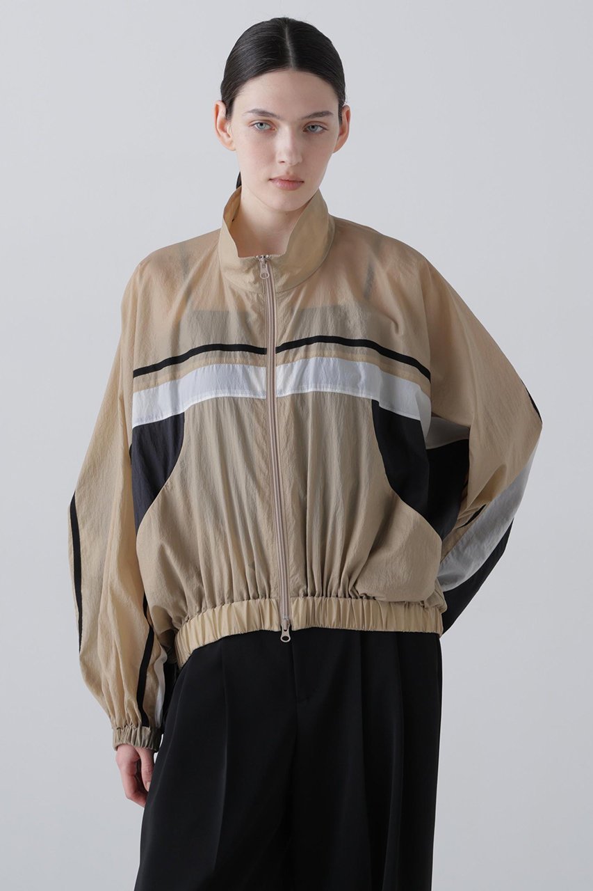 【アドーア/ADORE】のエアーナイロンブルゾン インテリア・キッズ・メンズ・レディースファッション・服の通販 founy(ファニー) 　ファッション　Fashion　レディースファッション　Fashion for Women　アウター　Coat / Outerwear Collection　レディースジャケット・軽アウター　Jackets　ブルゾンジャケット・スポーティアウター　Blouson Jackets　エアリー　Airy Texture　ジャケット　Jacket, Outerwear　スリーブ　Sleeve, Long Sleeve / Short Sleeve　タフタ　Taffeta, Structured Fabric　ブルゾン　Blouson, Bomber Jacket　夏　Summer　春　Spring　S/S・春夏　SS, Spring/Summer, Warm Season　ベージュ|ID: prp329100004872837 ipo3291000000036418401