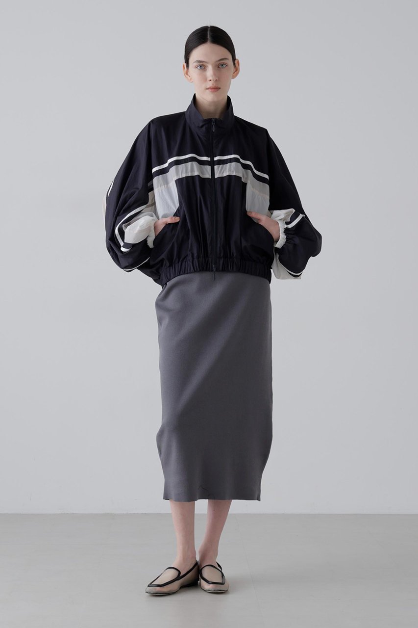 【アドーア/ADORE】のヒドゥンロゴニットスカート 人気、トレンドファッション・服の通販 founy(ファニー) 　ファッション　Fashion　レディースファッション　Fashion for Women　スカート　Skirts　おすすめ　Recommended / Our Picks　ジャカード／ジャガード　Jacquard, Woven Pattern　スリット　Slit, Slit Detail　セットアップ　Set-Up, Coordinated Outfit　エレガント 上品　Elegant　新作・新入荷　New Arrivals / New In　other-2|ID: prp329100004872849 ipo3291000000036344938