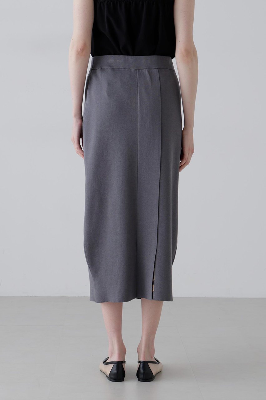 【アドーア/ADORE】のヒドゥンロゴニットスカート 人気、トレンドファッション・服の通販 founy(ファニー) 　ファッション　Fashion　レディースファッション　Fashion for Women　スカート　Skirts　おすすめ　Recommended / Our Picks　ジャカード／ジャガード　Jacquard, Woven Pattern　スリット　Slit, Slit Detail　セットアップ　Set-Up, Coordinated Outfit　エレガント 上品　Elegant　新作・新入荷　New Arrivals / New In　other-5|ID: prp329100004872849 ipo3291000000036344941