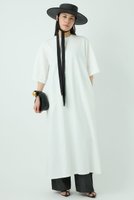 【カオス/Chaos】の【WHY NOT NOW】ルースワンピース 人気、トレンドファッション・服の通販 founy(ファニー) ファッション Fashion レディースファッション Fashion for Women ワンピース Dresses チュニック Tunic Tops & Dresses インナー Innerwear シルケット Silket, Silky Cotton スリット Slit, Slit Detail チュニック Tunic, Long Top デニム Denim, Jeans Material ロング Long, Long-Length |ID:prp329100004872859