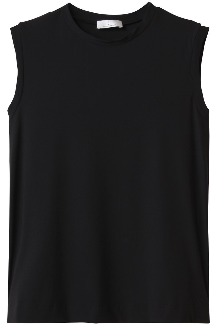 【ジェイドット/j.】のトリコットジャージースリーブレストップス 人気、トレンドファッション・服の通販 founy(ファニー) 　ファッション　Fashion　レディースファッション　Fashion for Women　トップス・カットソー　Cut & Sew Tops　キャミソール&ノースリーブ　Camisoles & Sleeveless Tops　シャツ・ブラウス・オフィスカジュアル　Elegant Blouses & Button-Ups　ロングTシャツ・Tシャツ　Longline T-Shirts & Tees　カットソー・ベーシックTシャツ　Cut-and-Sewn Tops / Stretch Tees & Basics　インナー　Innerwear　キャミソール　Camisole, Spaghetti Strap Top　シンプル　Simple, Minimal　ストレッチ　Stretch, Stretchy Fabric　タンク　Tank Top, Sleeveless Top　ボンディング　Bonding, Bonded Fabric　ロング　Long, Long-Length　 other-1|ID: prp329100004872860 ipo3291000000036345031