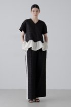 【アドーア/ADORE】のブロックジャガードパンツ ブラック|ID: prp329100004872873 ipo3291000000036345147