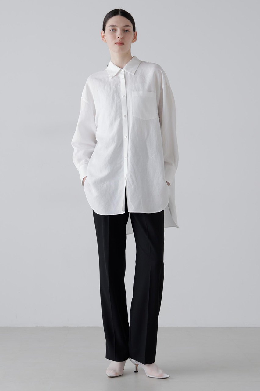 【アドーア/ADORE】のドライツイルパンツ インテリア・キッズ・メンズ・レディースファッション・服の通販 founy(ファニー) 　ファッション　Fashion　レディースファッション　Fashion for Women　パンツ　Pants & Trousers　おすすめ　Recommended / Our Picks　ジャケット　Jacket, Outerwear　ストレート　Straight, Straight Cut　セットアップ　Set-Up, Coordinated Outfit　ツイル　Twist, Twisted Detail　ドレープ　Drape, Draping Fabric　ロング　Long, Long-Length　ブラック|ID: prp329100004872874 ipo3291000000036893611