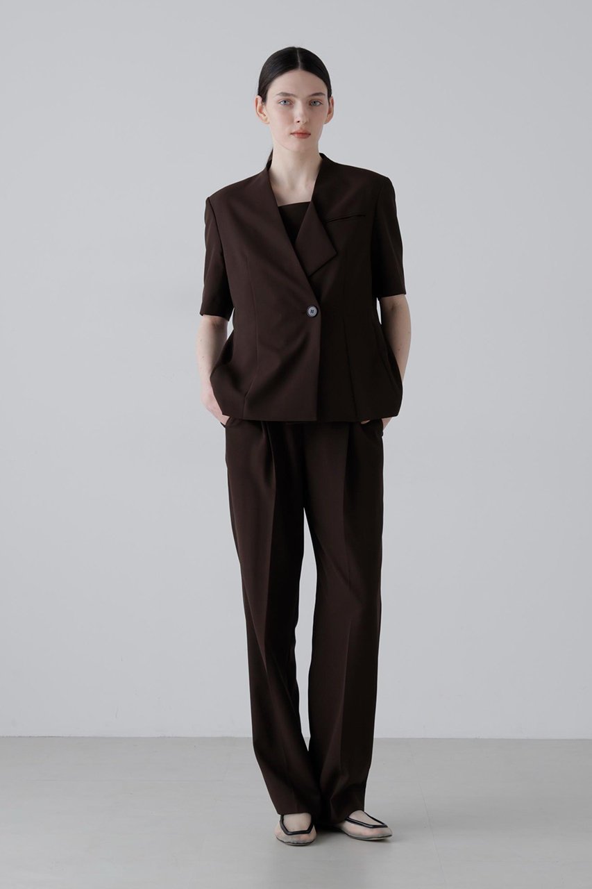 【アドーア/ADORE】のドライツイルパンツ 大人の最旬トレンドファッション＆コーディネート founy(ファウニー) 　ファッション　Fashion　レディースファッション　Fashion for Women　パンツ　Pants & Trousers　おすすめ　Recommended / Our Picks　ジャケット　Jacket, Outerwear　ストレート　Straight, Straight Cut　セットアップ　Set-Up, Coordinated Outfit　ツイル　Twist, Twisted Detail　ドレープ　Drape, Draping Fabric　ロング　Long, Long-Length　other-2|ID: prp329100004872874 ipo3291000000036893614