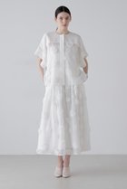 【アドーア/ADORE】のドットフラワーエンブロイダリースカート ホワイト|ID: prp329100004872877 ipo3291000000036933410