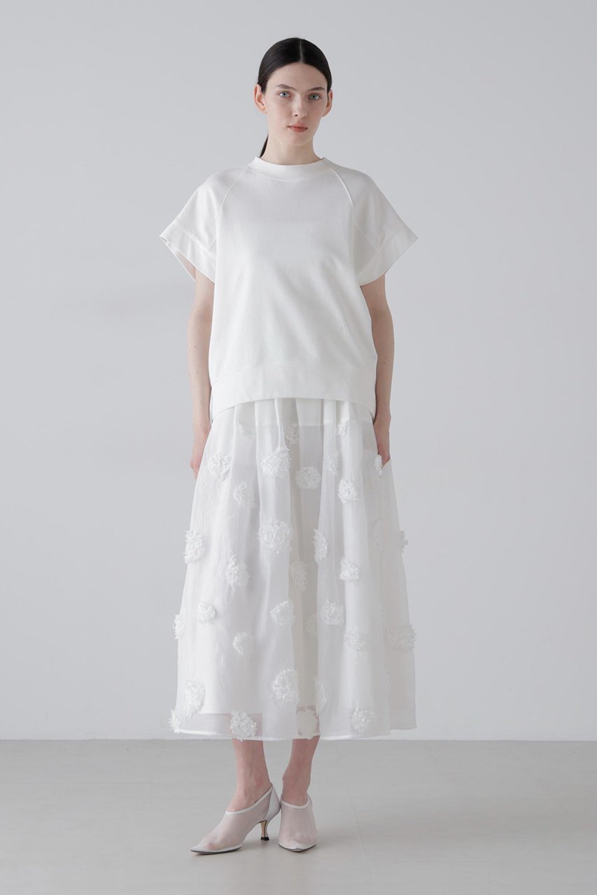 【アドーア/ADORE】のドットフラワーエンブロイダリースカート 大人の最旬トレンドファッション＆コーディネート founy(ファウニー) 　ファッション　Fashion　レディースファッション　Fashion for Women　スカート　Skirts　ロングスカート　Long Skirts / Maxi & Midi Skirts　シアー　Sheer, See-Through　フラワー　Flower, Floral　ロング　Long, Long-Length　無地　Plain, Solid Color　other-2|ID: prp329100004872877 ipo3291000000036933412