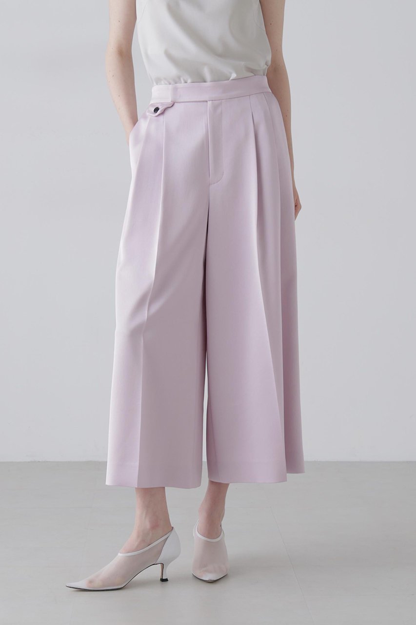 【アドーア/ADORE】のラスターサテンパンツ 大人の最旬トレンドファッション＆コーディネート founy(ファウニー) 　ファッション　Fashion　レディースファッション　Fashion for Women　パンツ　Pants & Trousers　おすすめ　Recommended / Our Picks　クロップド　Cropped, Short Length　サテン　Satin, Glossy Fabric　セットアップ　Set-Up, Coordinated Outfit　フォルム　Silhouette, Form　ワイド　Wide, Wide Fit　エレガント 上品　Elegant　再入荷　Restock / Back in Stock　other-2|ID: prp329100004872880 ipo3291000000036954366