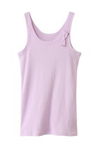 【サードマガジン/THIRD MAGAZINE】のリボンタンクトップ 人気、トレンドファッション・服の通販 founy(ファニー) ファッション Fashion レディースファッション Fashion for Women トップス・カットソー Cut & Sew Tops キャミソール&ノースリーブ Camisoles & Sleeveless Tops シャツ・ブラウス・オフィスカジュアル Elegant Blouses & Button-Ups ロングTシャツ・Tシャツ Longline T-Shirts & Tees カットソー・ベーシックTシャツ Cut-and-Sewn Tops / Stretch Tees & Basics キャミソール Camisole, Spaghetti Strap Top シンプル Simple, Minimal タンク Tank Top, Sleeveless Top リボン Ribbon, Bow thumbnail ライラック|ID: prp329100004872902 ipo3291000000036345394