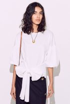 【ブリル/BRILL】のリボンカットソープルオーバー 人気、トレンドファッション・服の通販 founy(ファニー) ファッション Fashion レディースファッション Fashion for Women トップス・カットソー Cut & Sew Tops シャツ・ブラウス・オフィスカジュアル Elegant Blouses & Button-Ups ロングTシャツ・Tシャツ Longline T-Shirts & Tees カジュアルプルオーバー・ニットトップス Pullovers & Knit Tops / Casual Pullovers カットソー・ベーシックTシャツ Cut-and-Sewn Tops / Stretch Tees & Basics ギャザー Gathered, Ruffled ショート Short, Short Length スリーブ Sleeve, Long Sleeve / Short Sleeve リボン Ribbon, Bow thumbnail ホワイト|ID: prp329100004872906 ipo3291000000036345431