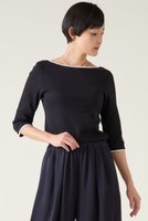 【マルティニーク/martinique】のバイカラーパイピングプルオーバー 人気、トレンドファッション・服の通販 founy(ファニー) ファッション Fashion レディースファッション Fashion for Women トップス・カットソー Cut & Sew Tops シャツ・ブラウス・オフィスカジュアル Elegant Blouses & Button-Ups ロングTシャツ・Tシャツ Longline T-Shirts & Tees カジュアルプルオーバー・ニットトップス Pullovers & Knit Tops / Casual Pullovers カットソー・ベーシックTシャツ Cut-and-Sewn Tops / Stretch Tees & Basics おすすめ Recommended / Our Picks インナー Innerwear カットソー Cut and Sewn Top クラシカル Classical, Vintage-Inspired ショート Short, Short Length ジャケット Jacket, Outerwear ストレッチ Stretch, Stretchy Fabric スリーブ Sleeve, Long Sleeve / Short Sleeve テレコ Ribbed, Rib Stitch 夏 Summer 春 Spring 無地 Plain, Solid Color |ID:prp329100004872907