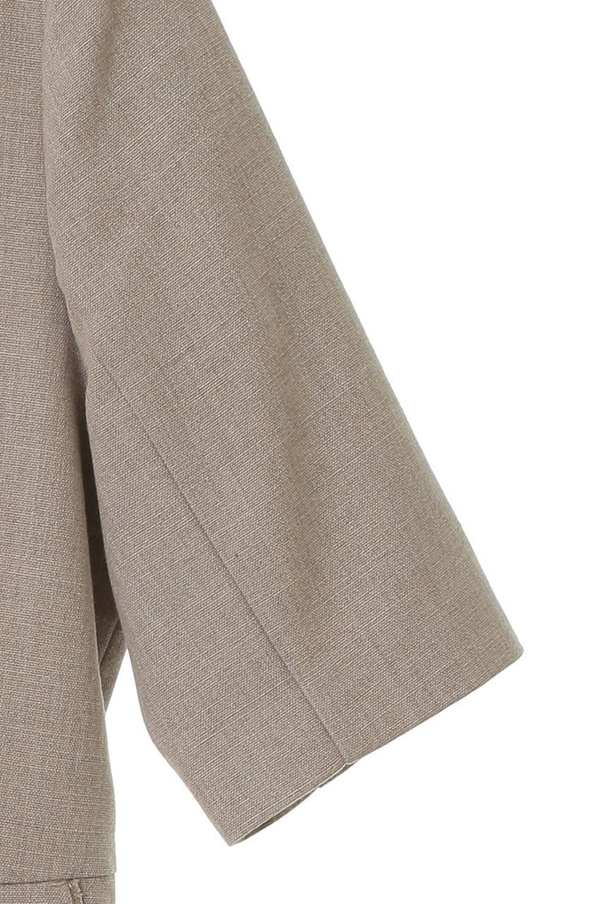 【マルティニーク/martinique】の【l heritage martinique】リネンライクキャンバスワンピース 人気、トレンドファッション・服の通販 founy(ファニー) 　ファッション　Fashion　レディースファッション　Fashion for Women　ワンピース　Dresses　チュニック　Tunic Tops & Dresses　おすすめ　Recommended / Our Picks　キャンバス　Canvas, Canvas Fabric　クラシック　Classic, Timeless Style　シンプル　Simple, Minimal　チュニック　Tunic, Long Top　ドレス　Dress, One-Piece　フォルム　Silhouette, Form　フォーマル　Formal, Dressy　ブローチ　Brooch, Pin Brooch　ロング　Long, Long-Length　other-4|ID: prp329100004872914 ipo3291000000036345486