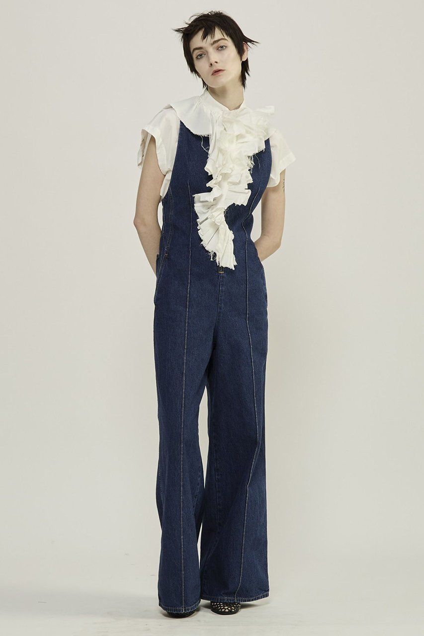 【カレンテージ/CURRENTAGE】の2WAYラッフルフリルブラウス 人気、トレンドファッション・服の通販 founy(ファニー) 　ファッション　Fashion　レディースファッション　Fashion for Women　トップス・カットソー　Cut & Sew Tops　シャツ・ブラウス・オフィスカジュアル　Elegant Blouses & Button-Ups　シルク　Silk, 100% Silk　スリーブ　Sleeve, Long Sleeve / Short Sleeve　フェミニン　Feminine, Girly　フリル　Frill, Ruffle　フロント　Front, Front Design　リラックス　Relax, Relaxed Fit　ロング　Long, Long-Length　other-3|ID: prp329100004872936 ipo3291000000036345640