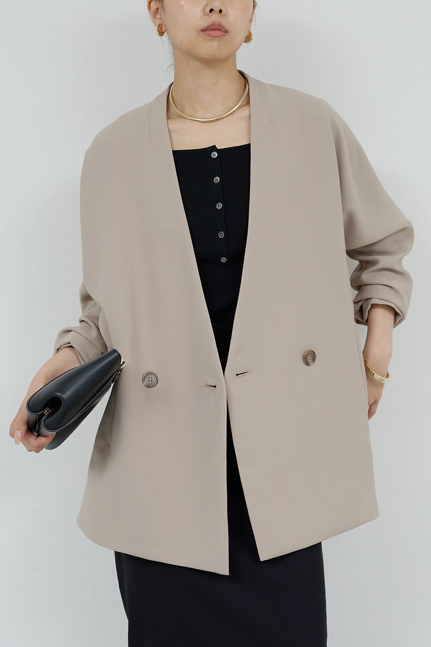 【ガリャルダガランテ/GALLARDAGALANTE】のジャージードルマンジャケット 人気、トレンドファッション・服の通販 founy(ファニー) 　ファッション　Fashion　レディースファッション　Fashion for Women　アウター　Coat / Outerwear Collection　レディースジャケット・軽アウター　Jackets　カーディガン　Cardigan, Knitwear　ジャケット　Jacket, Outerwear　デニム　Denim, Jeans Material　再入荷　Restock / Back in Stock　楽ちん　Easy Fit, Comfortable　 other-1|ID: prp329100004872943 ipo3291000000036345685