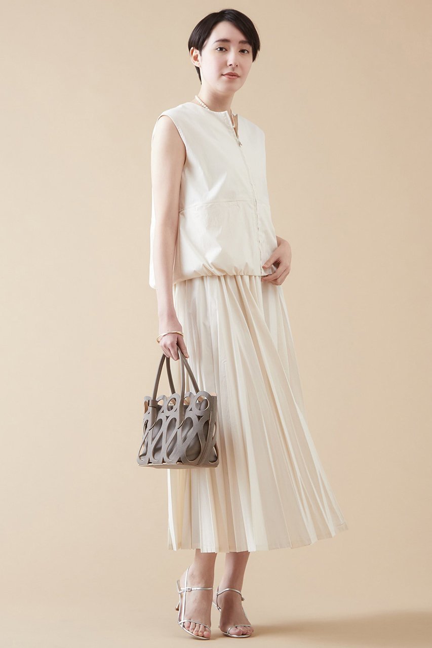 【マルティニーク/martinique】のジップアップベスト(セットアップ可) 人気、トレンドファッション・服の通販 founy(ファニー) 　ファッション　Fashion　レディースファッション　Fashion for Women　アウター　Coat / Outerwear Collection　レディースジャケット・軽アウター　Jackets　おすすめ　Recommended / Our Picks　ジャケット　Jacket, Outerwear　セットアップ　Set-Up, Coordinated Outfit　タイプライター　Typewriter Fabric, Crisp Cotton　タンク　Tank Top, Sleeveless Top　ノースリーブ　Sleeveless, No-Sleeve　バルーン　Balloon, Balloon Silhouette　ベスト　Vest, Waistcoat　夏　Summer　other-2|ID: prp329100004872946 ipo3291000000036345714