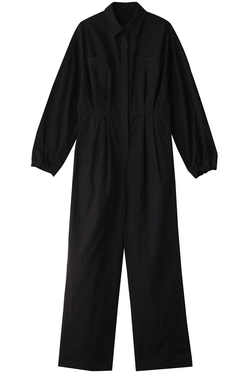 【サードマガジン/THIRD MAGAZINE】のシャツオールインワン インテリア・キッズ・メンズ・レディースファッション・服の通販 founy(ファニー) 　ファッション　Fashion　レディースファッション　Fashion for Women　パンツ　Pants & Trousers　インナー　Innerwear　クール　Cool, Chic　フェミニン　Feminine, Girly　ブラック|ID: prp329100004872955 ipo3291000000036345793