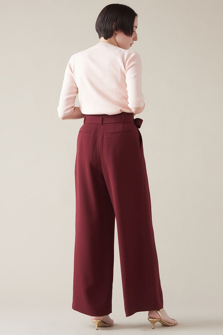 【マルティニーク/martinique】のベルト付きワイドパンツ 人気、トレンドファッション・服の通販 founy(ファニー) 　ファッション　Fashion　レディースファッション　Fashion for Women　パンツ　Pants & Trousers　ベルト&ウエストマーク　Belts & Waist Accessories　ストライプ　Stripe, Striped Pattern　ワイド　Wide, Wide Fit　無地　Plain, Solid Color　other-6|ID: prp329100004872963 ipo3291000000036345856