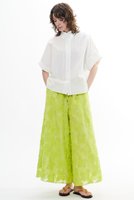 【プレインピープル/PLAIN PEOPLE】のカットジャガードフレアーパンツ 人気、トレンドファッション・服の通販 founy(ファニー) ファッション Fashion レディースファッション Fashion for Women パンツ Pants & Trousers おすすめ Recommended / Our Picks ジャカード／ジャガード Jacquard, Woven Pattern フレア Flare, Flared モダン Modern, Contemporary モチーフ Motif, Design Theme |ID:prp329100004872964