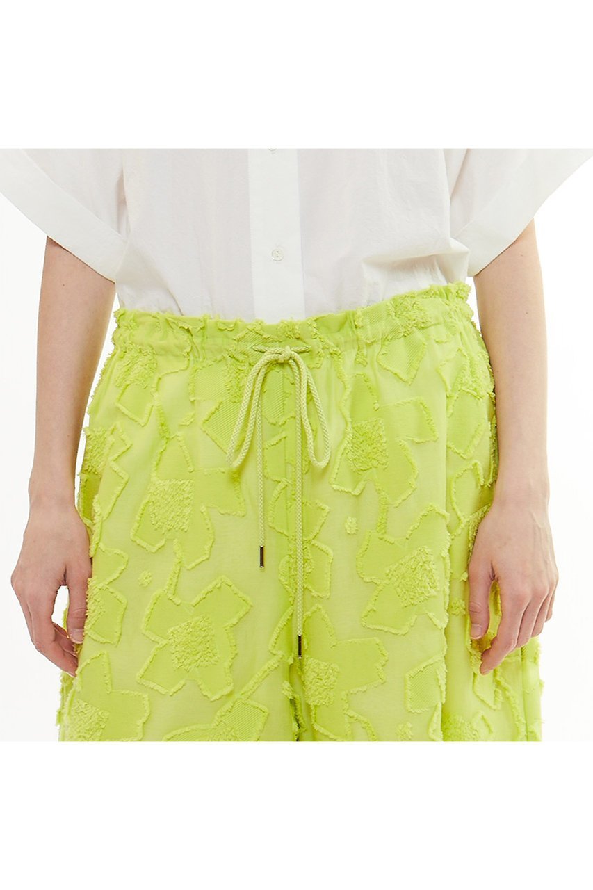 【プレインピープル/PLAIN PEOPLE】のカットジャガードフレアーパンツ 人気、トレンドファッション・服の通販 founy(ファニー) 　ファッション　Fashion　レディースファッション　Fashion for Women　パンツ　Pants & Trousers　おすすめ　Recommended / Our Picks　ジャカード／ジャガード　Jacquard, Woven Pattern　フレア　Flare, Flared　モダン　Modern, Contemporary　モチーフ　Motif, Design Theme　other-5|ID: prp329100004872964 ipo3291000000036345863