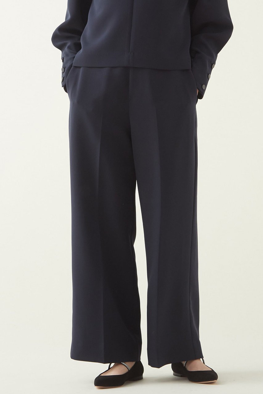 【マルティニーク/martinique】のダブルクロスバックゴムパンツ(セットアップ可) 大人の最旬トレンドファッション＆コーディネート founy(ファウニー) 　ファッション　Fashion　レディースファッション　Fashion for Women　セットアップ　Matching Sets　レディースパンツ・ボトムス　Pants & Trousers / Bottoms　バッグ　Bags　パンツ　Pants & Trousers　ギャザー　Gathered, Ruffled　セットアップ　Set-Up, Coordinated Outfit　センター　Center, Center Line　ダブル　Double, Double-Breasted　ワイド　Wide, Wide Fit　春　Spring　other-2|ID: prp329100004872967 ipo3291000000036893917