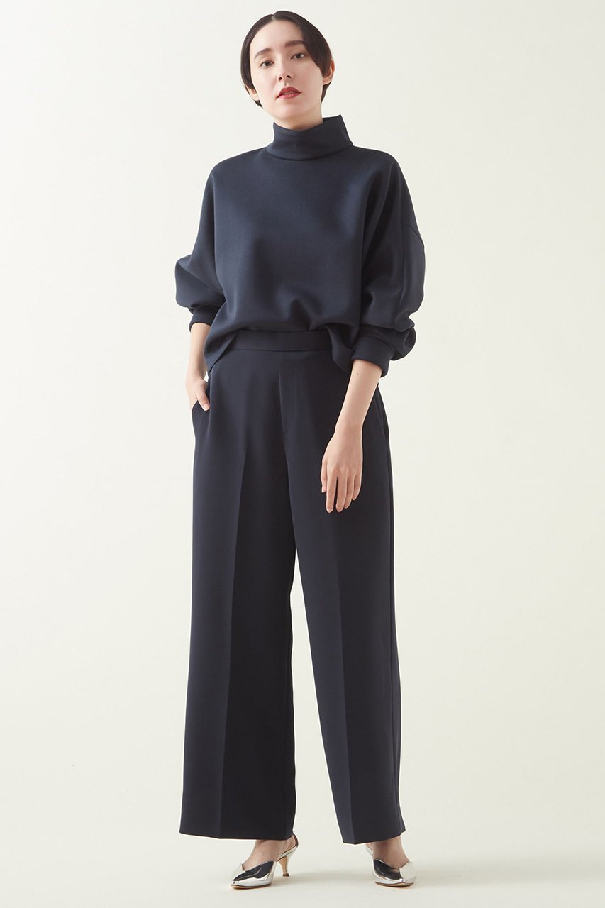 【マルティニーク/martinique】のダブルクロスバックゴムパンツ(セットアップ可) 大人の最旬トレンドファッション＆コーディネート founy(ファウニー) 　ファッション　Fashion　レディースファッション　Fashion for Women　セットアップ　Matching Sets　レディースパンツ・ボトムス　Pants & Trousers / Bottoms　バッグ　Bags　パンツ　Pants & Trousers　ギャザー　Gathered, Ruffled　セットアップ　Set-Up, Coordinated Outfit　センター　Center, Center Line　ダブル　Double, Double-Breasted　ワイド　Wide, Wide Fit　春　Spring　other-7|ID: prp329100004872967 ipo3291000000036893922