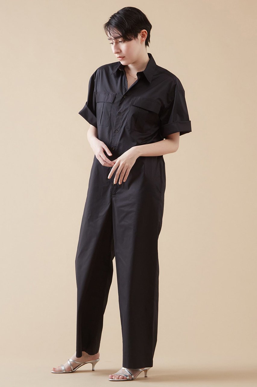 【マルティニーク/martinique】のサロペット インテリア・キッズ・メンズ・レディースファッション・服の通販 founy(ファウニー) 　ファッション　Fashion　レディースファッション　Fashion for Women　パンツ　Pants & Trousers　おすすめ　Recommended / Our Picks　サロペット　Overalls, Salopette　タフタ　Taffeta, Structured Fabric　トレンド　Trend, Trending Now　フィット　Fit, Slim Fit　ブラック|ID: prp329100004872969 ipo3291000000036893945