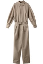 【マルティニーク/martinique】の【三尋木奈保×l heritage martinique】ウールギャバオールインワン 人気、トレンドファッション・服の通販 founy(ファニー) ファッション Fashion レディースファッション Fashion for Women パンツ Pants & Trousers ヴィンテージ Vintage Style カシュクール Wrap Design コラボ Collaboration, Collab スタンダード Standard, Basic スリーブ Sleeve, Long Sleeve / Short Sleeve セットアップ Set-Up, Coordinated Outfit セパレート Separate, Two-Piece ブラウジング Blouson Silhouette, Cinched Waist thumbnail ベージュ|ID: prp329100004872971 ipo3291000000036345913