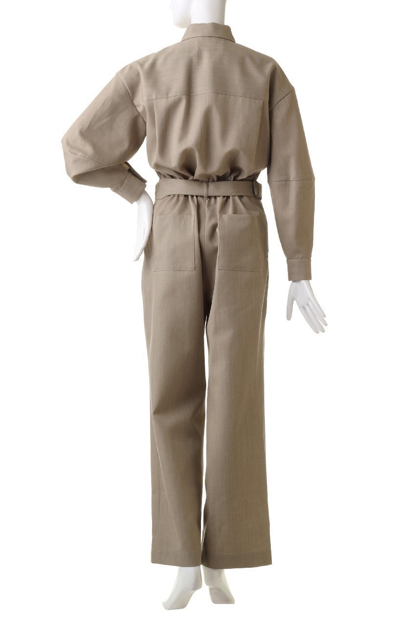 【マルティニーク/martinique】の【三尋木奈保×l heritage martinique】ウールギャバオールインワン 人気、トレンドファッション・服の通販 founy(ファニー) ファッション Fashion レディースファッション Fashion for Women パンツ Pants & Trousers ヴィンテージ Vintage Style カシュクール Wrap Design コラボ Collaboration, Collab スタンダード Standard, Basic スリーブ Sleeve, Long Sleeve / Short Sleeve セットアップ Set-Up, Coordinated Outfit セパレート Separate, Two-Piece ブラウジング Blouson Silhouette, Cinched Waist other-4|ID: prp329100004872971 ipo3291000000036345916