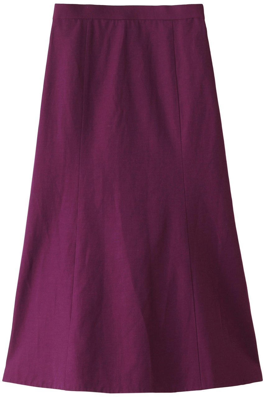 【マルティニーク/martinique】のバックゴムフレアスカート インテリア・キッズ・メンズ・レディースファッション・服の通販 founy(ファニー) 　ファッション　Fashion　レディースファッション　Fashion for Women　スカート　Skirts　Aライン・フレアスカート　A-Line & Flared Skirts　ロングスカート　Long Skirts / Maxi & Midi Skirts　バッグ　Bags　おすすめ　Recommended / Our Picks　シンプル　Simple, Minimal　バランス　Balance, Style Balance　フレア　Flare, Flared　リネン　Linen, Linen Fabric　ロング　Long, Long-Length　夏　Summer　パープル|ID: prp329100004872982 ipo3291000000036893974