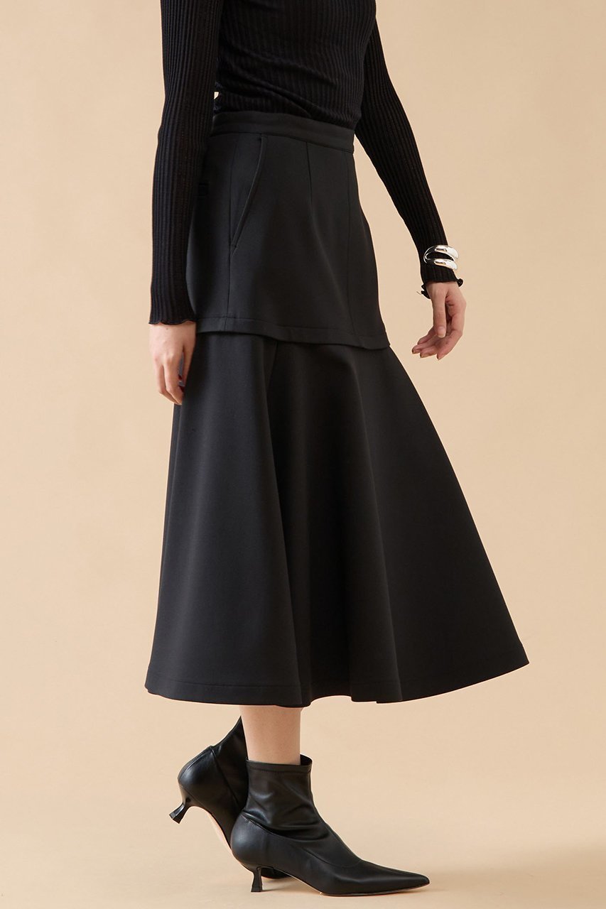 【マルティニーク/martinique】のフォルムフレアスカート(セットアップ可) 人気、トレンドファッション・服の通販 founy(ファニー) 　ファッション　Fashion　レディースファッション　Fashion for Women　セットアップ　Matching Sets　スカート・ミニ/ミディ/マキシ　Skirts / Mini, Midi & Maxi Skirts　スカート　Skirts　Aライン・フレアスカート　A-Line & Flared Skirts　ロングスカート　Long Skirts / Maxi & Midi Skirts　おすすめ　Recommended / Our Picks　シンプル　Simple, Minimal　セットアップ　Set-Up, Coordinated Outfit　バランス　Balance, Style Balance　フォルム　Silhouette, Form　フレア　Flare, Flared　ロング　Long, Long-Length　other-2|ID: prp329100004872983 ipo3291000000036893987