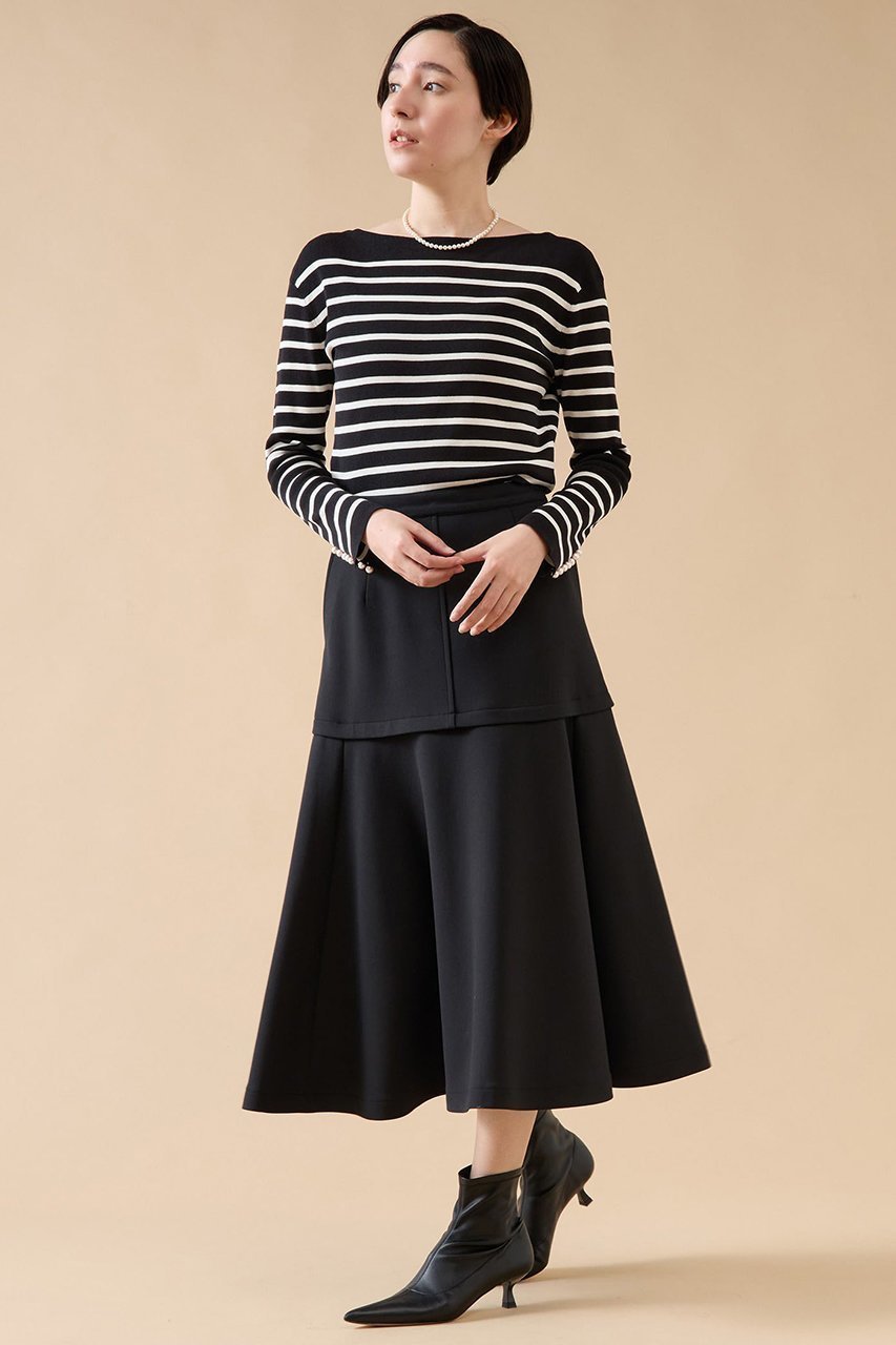 【マルティニーク/martinique】のフォルムフレアスカート(セットアップ可) 人気、トレンドファッション・服の通販 founy(ファニー) 　ファッション　Fashion　レディースファッション　Fashion for Women　セットアップ　Matching Sets　スカート・ミニ/ミディ/マキシ　Skirts / Mini, Midi & Maxi Skirts　スカート　Skirts　Aライン・フレアスカート　A-Line & Flared Skirts　ロングスカート　Long Skirts / Maxi & Midi Skirts　おすすめ　Recommended / Our Picks　シンプル　Simple, Minimal　セットアップ　Set-Up, Coordinated Outfit　バランス　Balance, Style Balance　フォルム　Silhouette, Form　フレア　Flare, Flared　ロング　Long, Long-Length　other-4|ID: prp329100004872983 ipo3291000000036893992