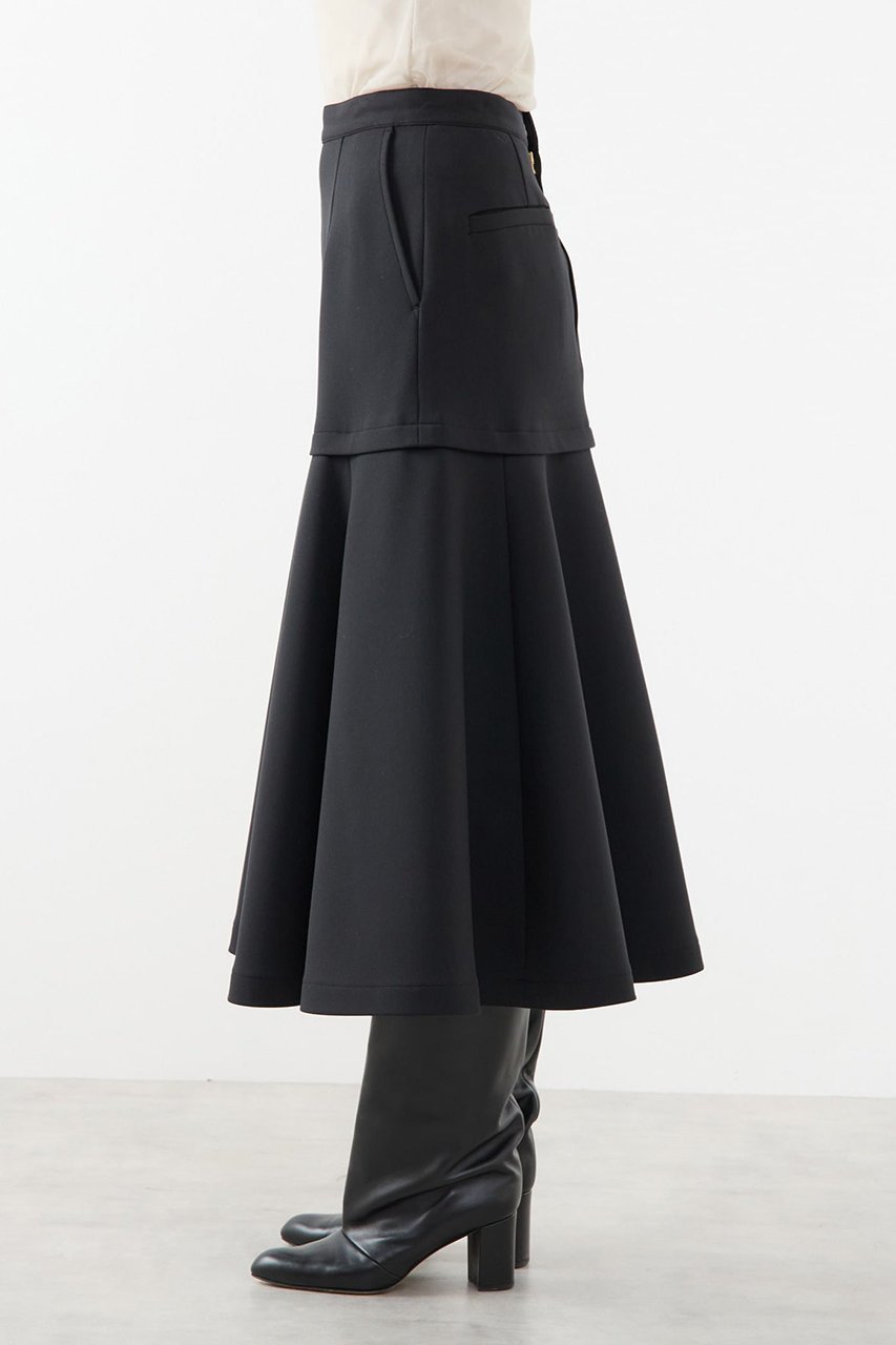 【マルティニーク/martinique】のフォルムフレアスカート(セットアップ可) 人気、トレンドファッション・服の通販 founy(ファニー) 　ファッション　Fashion　レディースファッション　Fashion for Women　セットアップ　Matching Sets　スカート・ミニ/ミディ/マキシ　Skirts / Mini, Midi & Maxi Skirts　スカート　Skirts　Aライン・フレアスカート　A-Line & Flared Skirts　ロングスカート　Long Skirts / Maxi & Midi Skirts　おすすめ　Recommended / Our Picks　シンプル　Simple, Minimal　セットアップ　Set-Up, Coordinated Outfit　バランス　Balance, Style Balance　フォルム　Silhouette, Form　フレア　Flare, Flared　ロング　Long, Long-Length　other-6|ID: prp329100004872983 ipo3291000000036893996