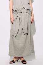 【ブリル/BRILL】のニットスリーブデザインスカート 人気、トレンドファッション・服の通販 founy(ファニー) ファッション Fashion レディースファッション Fashion for Women スカート Skirts ロングスカート Long Skirts / Maxi & Midi Skirts おすすめ Recommended / Our Picks イタリア Italy セットアップ Set-Up, Coordinated Outfit フォルム Silhouette, Form フレア Flare, Flared フレンチ French, French Style リネン Linen, Linen Fabric ロング Long, Long-Length thumbnail グレー|ID: prp329100004872986 ipo3291000000036346040