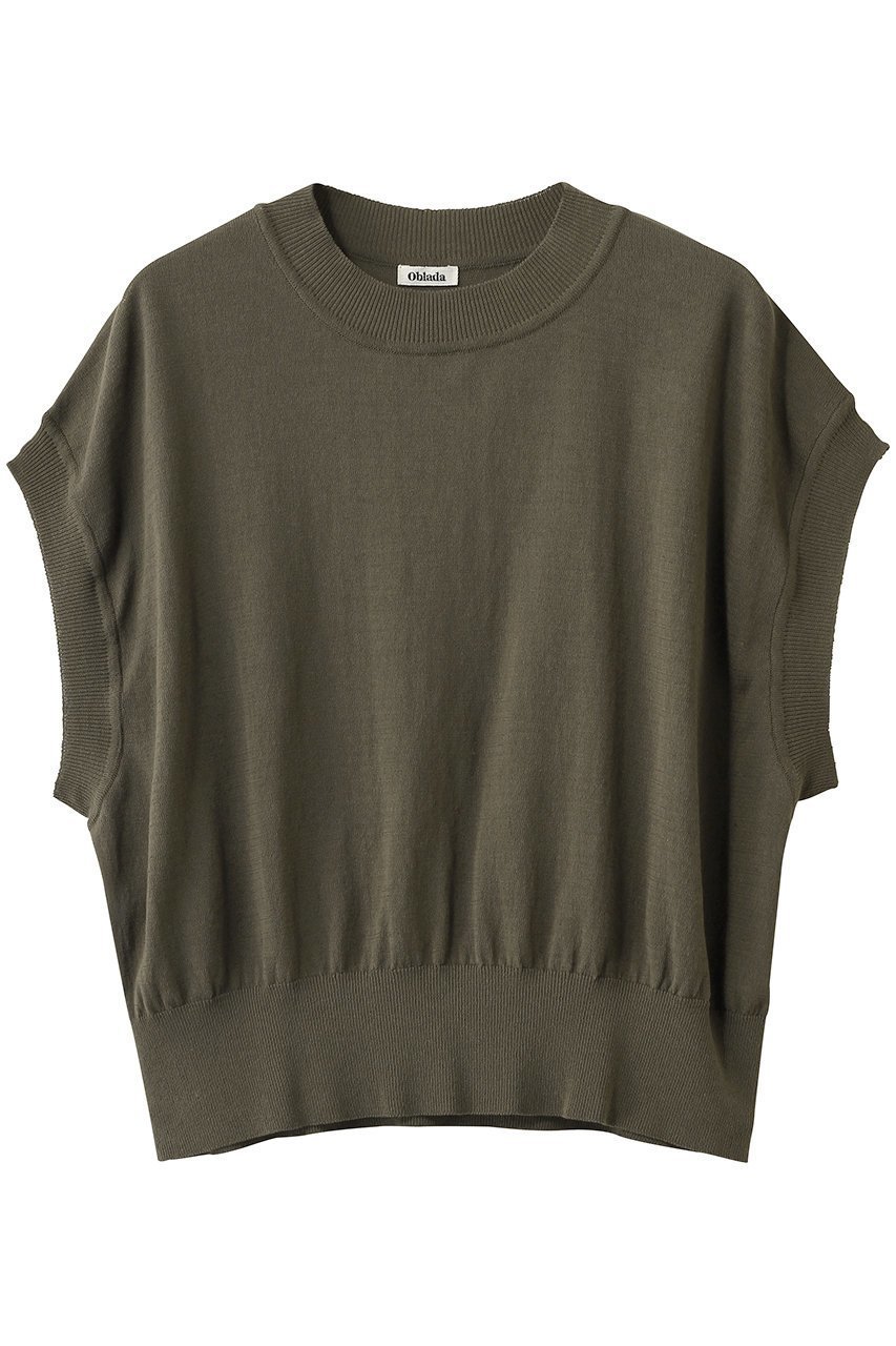 【オブラダ/Oblada】のサマーニットノースリーブ インテリア・キッズ・メンズ・レディースファッション・服の通販 founy(ファニー) 　ファッション　Fashion　レディースファッション　Fashion for Women　トップス・カットソー　Cut & Sew Tops　ニット　Knit Tops & Sweaters　キャミソール&ノースリーブ　Camisoles & Sleeveless Tops　カジュアルプルオーバー・ニットトップス　Pullovers & Knit Tops / Casual Pullovers　サマー　Summer, Summer Style　ノースリーブ　Sleeveless, No-Sleeve　バランス　Balance, Style Balance　夏　Summer　新作・新入荷　New Arrivals / New In　カーキ|ID: prp329100004872992 ipo3291000000036346089