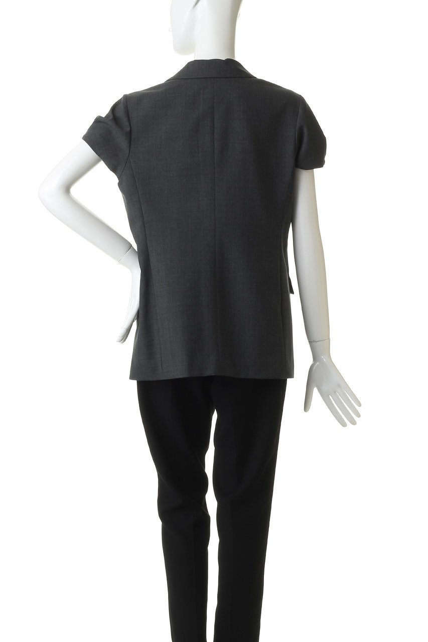 【エブール/ebure】のライトトロピカルウール キャップスリーブジャケット 人気、トレンドファッション・服の通販 founy(ファニー) 　ファッション　Fashion　レディースファッション　Fashion for Women　アウター　Coat / Outerwear Collection　レディースジャケット・軽アウター　Jackets　なめらか　Smooth, Silky Texture　ウォッシャブル　Machine Washable　キャップ　Cap, Baseball Cap　ジャケット　Jacket, Outerwear　スリーブ　Sleeve, Long Sleeve / Short Sleeve　タンク　Tank Top, Sleeveless Top　デニム　Denim, Jeans Material　エレガント 上品　Elegant　再入荷　Restock / Back in Stock　other-4|ID: prp329100004872998 ipo3291000000036346153