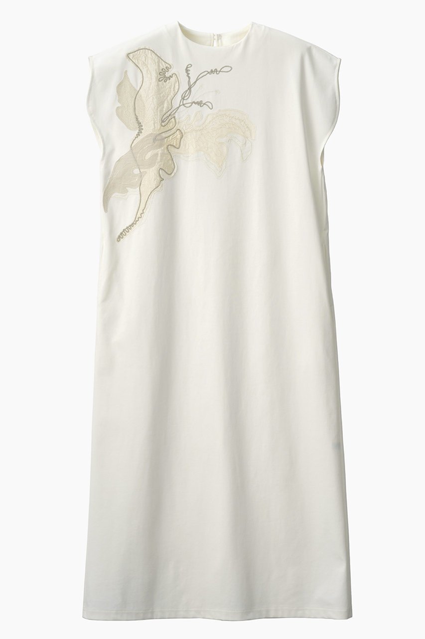 【ミューラル/MURRAL】のFlutter patchwork エンブロイダード ドレス 人気、トレンドファッション・服の通販 founy(ファニー) 　ファッション　Fashion　レディースファッション　Fashion for Women　ワンピース　Dresses　フォーマル・パーティードレス・結婚式用ドレス　Elegant & Casual Dresses　チュニック　Tunic Tops & Dresses　オーガンジー　Organza Fabric　シアー　Sheer, See-Through　チュニック　Tunic, Long Top　チュール　Tulip, Tulip Motif　ドレス　Dress, One-Piece　パッチワーク　Patchwork, Mixed Fabric　ロング　Long, Long-Length　エレガント 上品　Elegant　新作・新入荷　New Arrivals / New In　 other-1|ID: prp329100004872999 ipo3291000000036346158