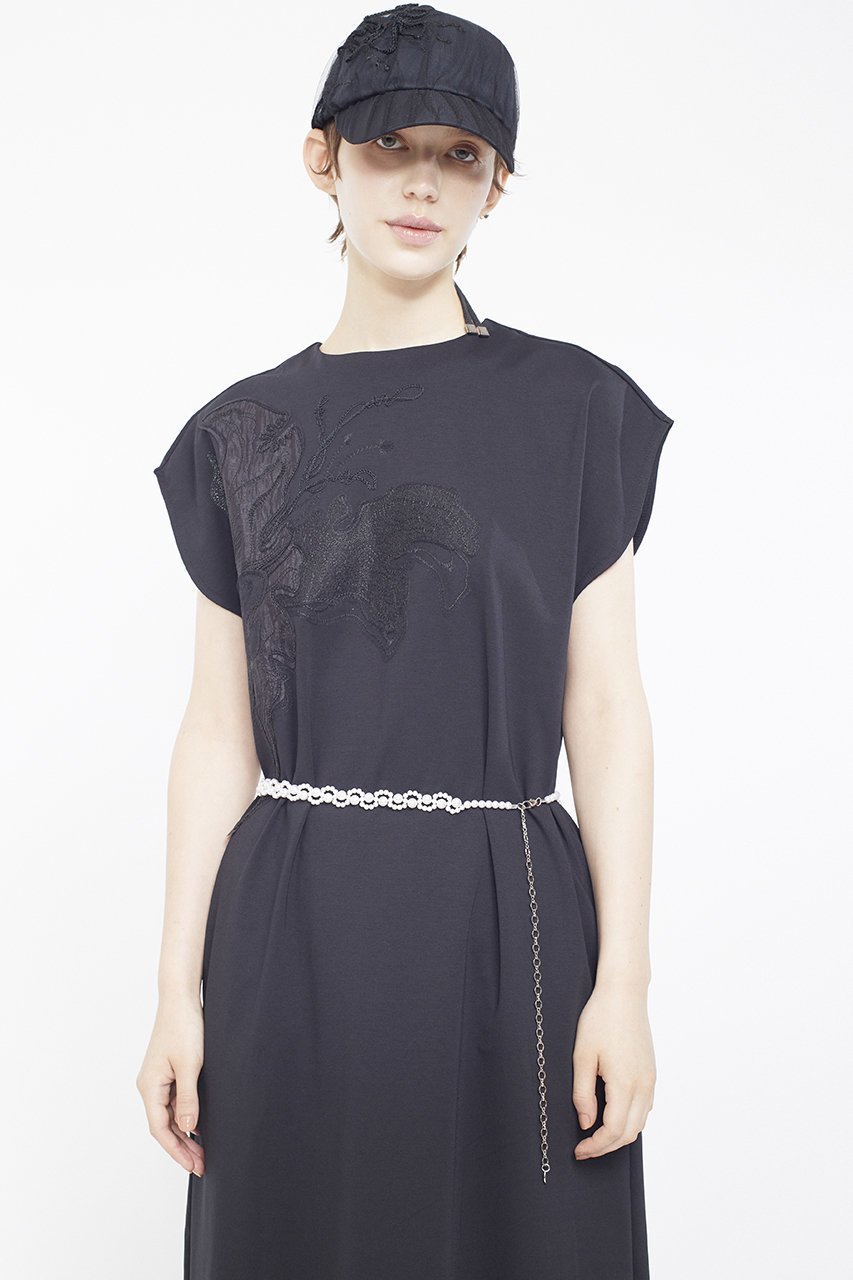 【ミューラル/MURRAL】のFlutter patchwork エンブロイダード ドレス 人気、トレンドファッション・服の通販 founy(ファニー) 　ファッション　Fashion　レディースファッション　Fashion for Women　ワンピース　Dresses　フォーマル・パーティードレス・結婚式用ドレス　Elegant & Casual Dresses　チュニック　Tunic Tops & Dresses　オーガンジー　Organza Fabric　シアー　Sheer, See-Through　チュニック　Tunic, Long Top　チュール　Tulip, Tulip Motif　ドレス　Dress, One-Piece　パッチワーク　Patchwork, Mixed Fabric　ロング　Long, Long-Length　エレガント 上品　Elegant　新作・新入荷　New Arrivals / New In　other-7|ID: prp329100004872999 ipo3291000000036346166