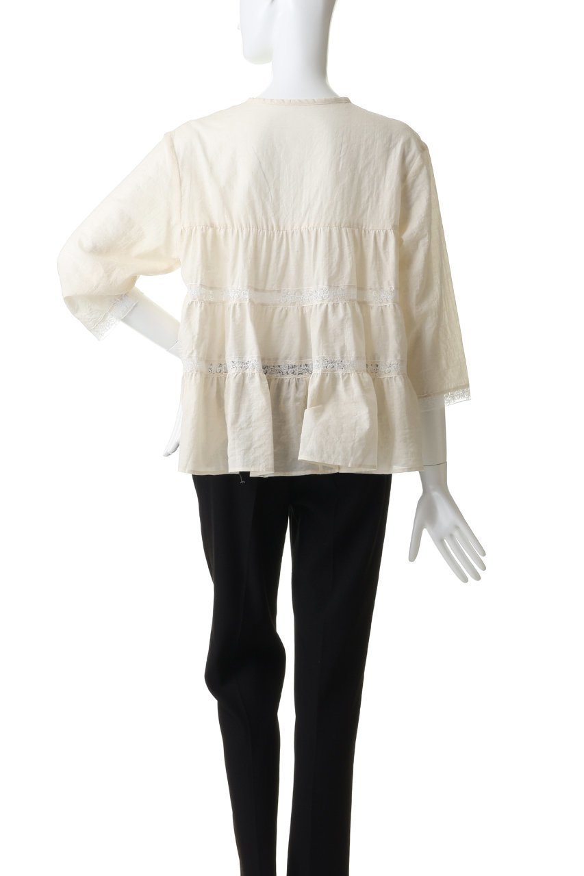 【ナナデコール/nanadecor】のコスモスレースティアードブラウス 人気、トレンドファッション・服の通販 founy(ファニー) 　ファッション　Fashion　レディースファッション　Fashion for Women　トップス・カットソー　Cut & Sew Tops　シャツ・ブラウス・オフィスカジュアル　Elegant Blouses & Button-Ups　スリーブ　Sleeve, Long Sleeve / Short Sleeve　フレア　Flare, Flared　レース　Lace, Lace Fabric　ロング　Long, Long-Length　新作・新入荷　New Arrivals / New In　other-4|ID: prp329100004873002 ipo3291000000036346188