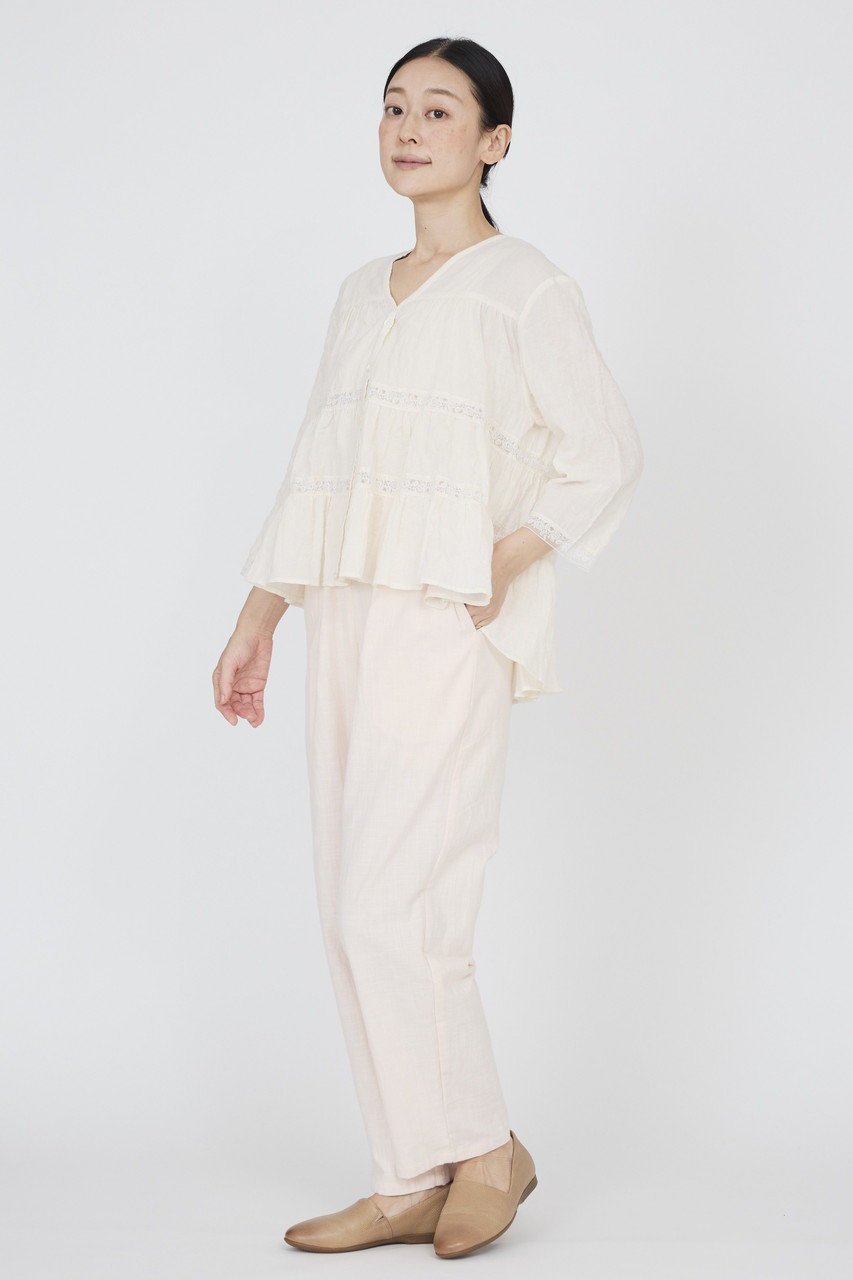 【ナナデコール/nanadecor】のコスモスレースティアードブラウス 人気、トレンドファッション・服の通販 founy(ファニー) 　ファッション　Fashion　レディースファッション　Fashion for Women　トップス・カットソー　Cut & Sew Tops　シャツ・ブラウス・オフィスカジュアル　Elegant Blouses & Button-Ups　スリーブ　Sleeve, Long Sleeve / Short Sleeve　フレア　Flare, Flared　レース　Lace, Lace Fabric　ロング　Long, Long-Length　新作・新入荷　New Arrivals / New In　other-7|ID: prp329100004873002 ipo3291000000036346191