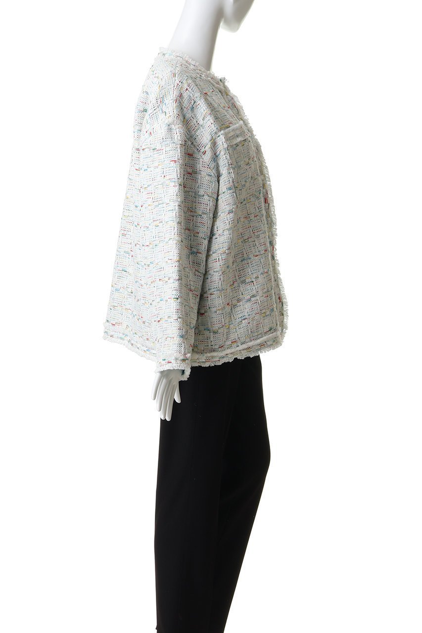 【生地の可能性/kijinokanosei】のfringe ジャケット 人気、トレンドファッション・服の通販 founy(ファニー) ファッション Fashion レディースファッション Fashion for Women アウター Coat / Outerwear Collection レディースジャケット・軽アウター Jackets カラフル Colorful Design ガラス Glass, Glassware ジャケット Jacket, Outerwear ツイード Twill, Twill Weave リネン Linen, Linen Fabric 新作・新入荷 New Arrivals / New In other-3|ID: prp329100004873004 ipo3291000000036346207